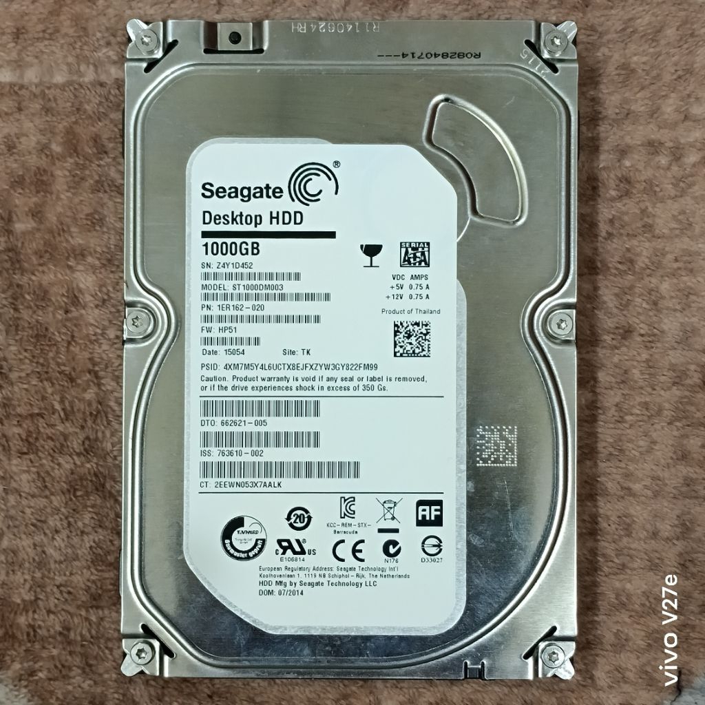 HARDISK PC 1TB SEAGATE