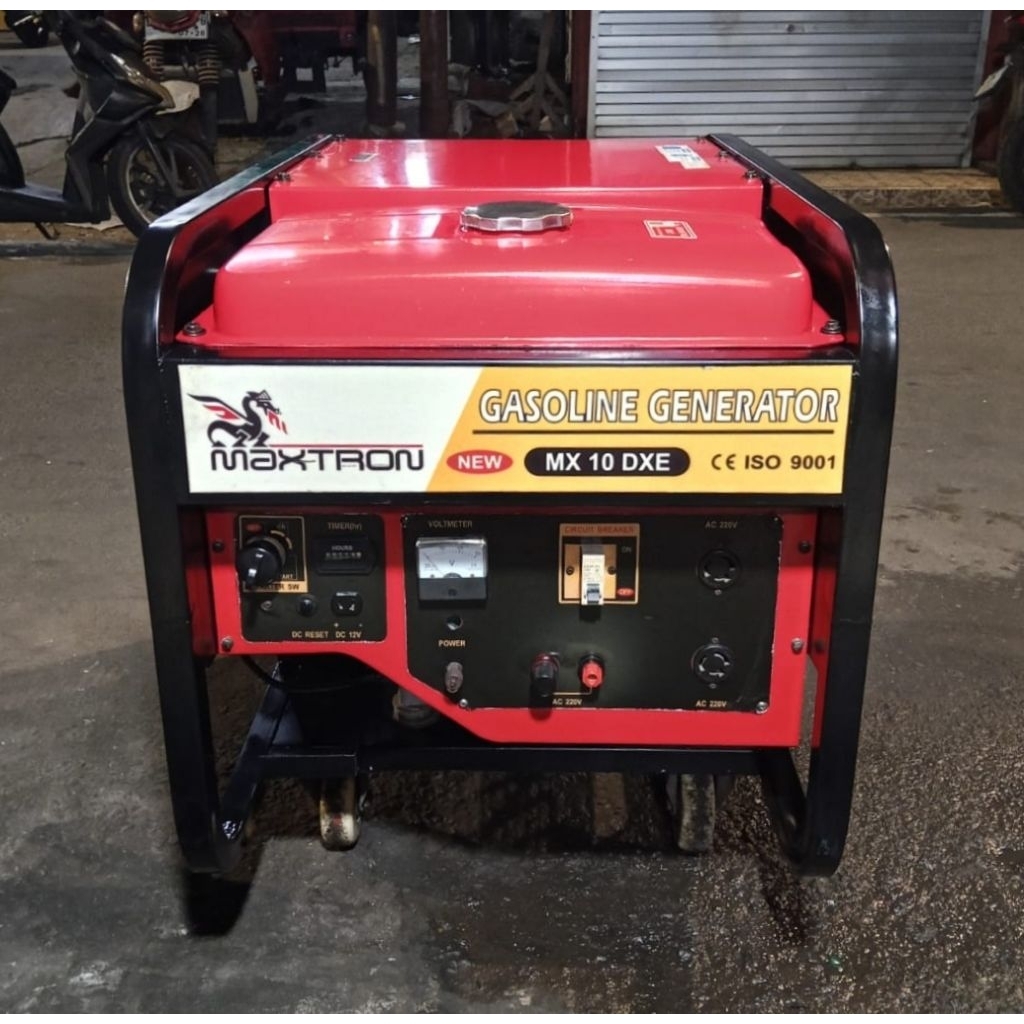 Mesin Genset Maxtron MX 10 DXE 2 Silinder 1 Phase 9000 Watt Original