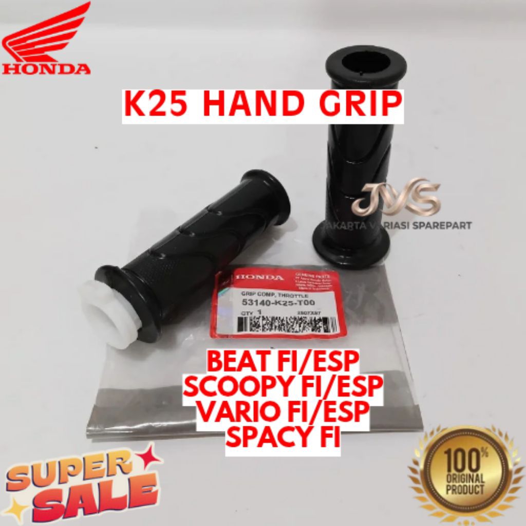 HAND GRIP KODE K25, HAND GRIP BEAT FI/ESP, HAND GRIP SCOOPY FI/ESP, HAND GRIP VARIO FI/ESP, HAND GRI