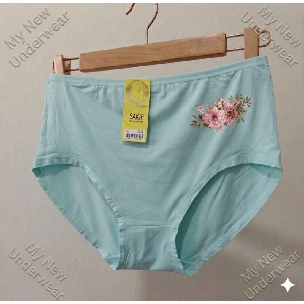 Q Huayiting CD Wanita Katun Halus Lembut 4L JUMBO (65kg-90kg) & 6L SUPER JUMBO (90kg-130kg)