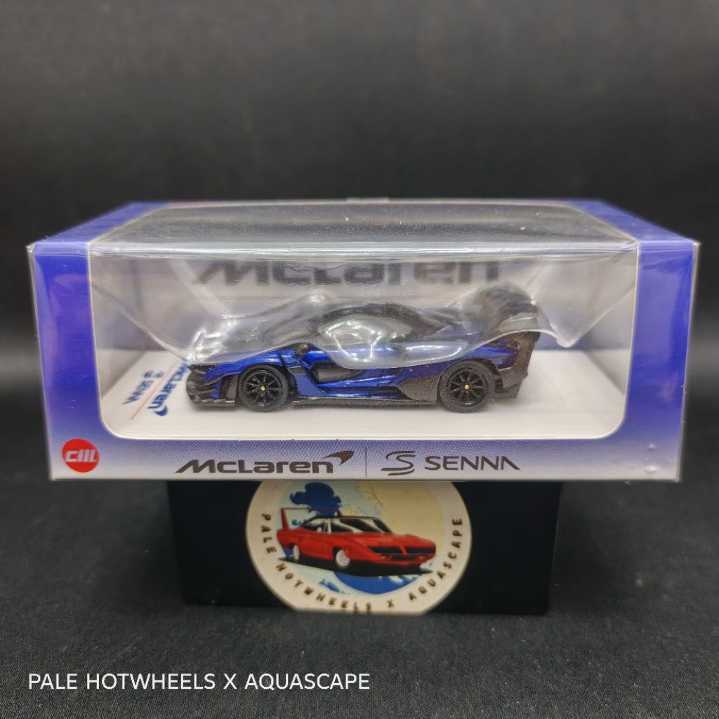 CM MODEL MCLAREN SENNA GTR BLUE METALLIC CARBON
