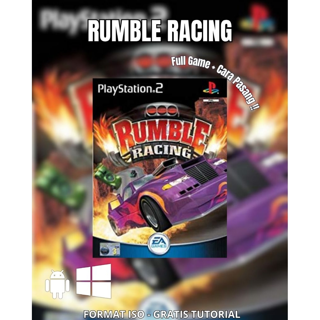 Game PS2 RUMBLE RACING/NASCAR RUMBLE  Iso File Untuk Emulator Android PC Laptop Beli 2 Gratis 1