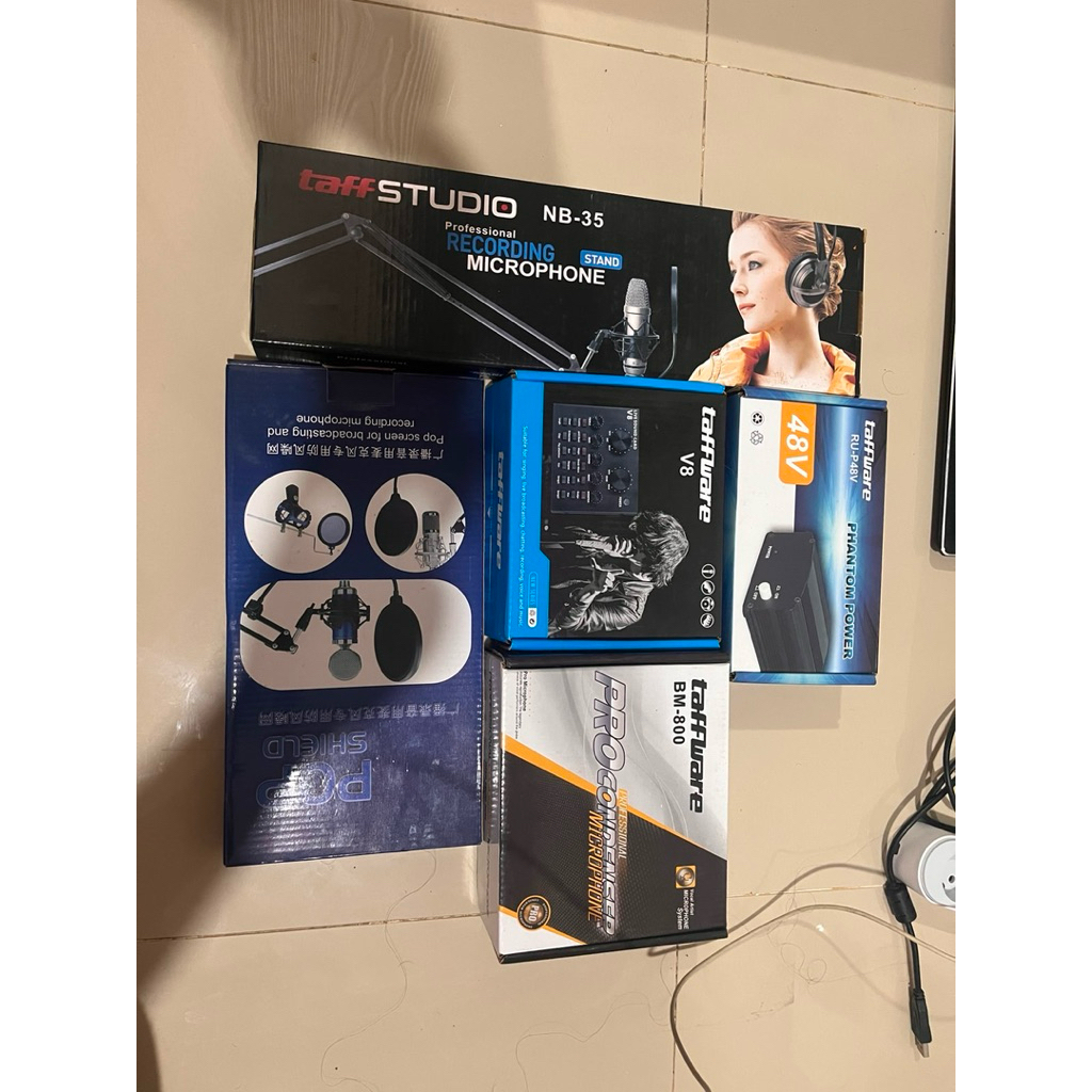MIC CONDENSER BM 800 FULL SET