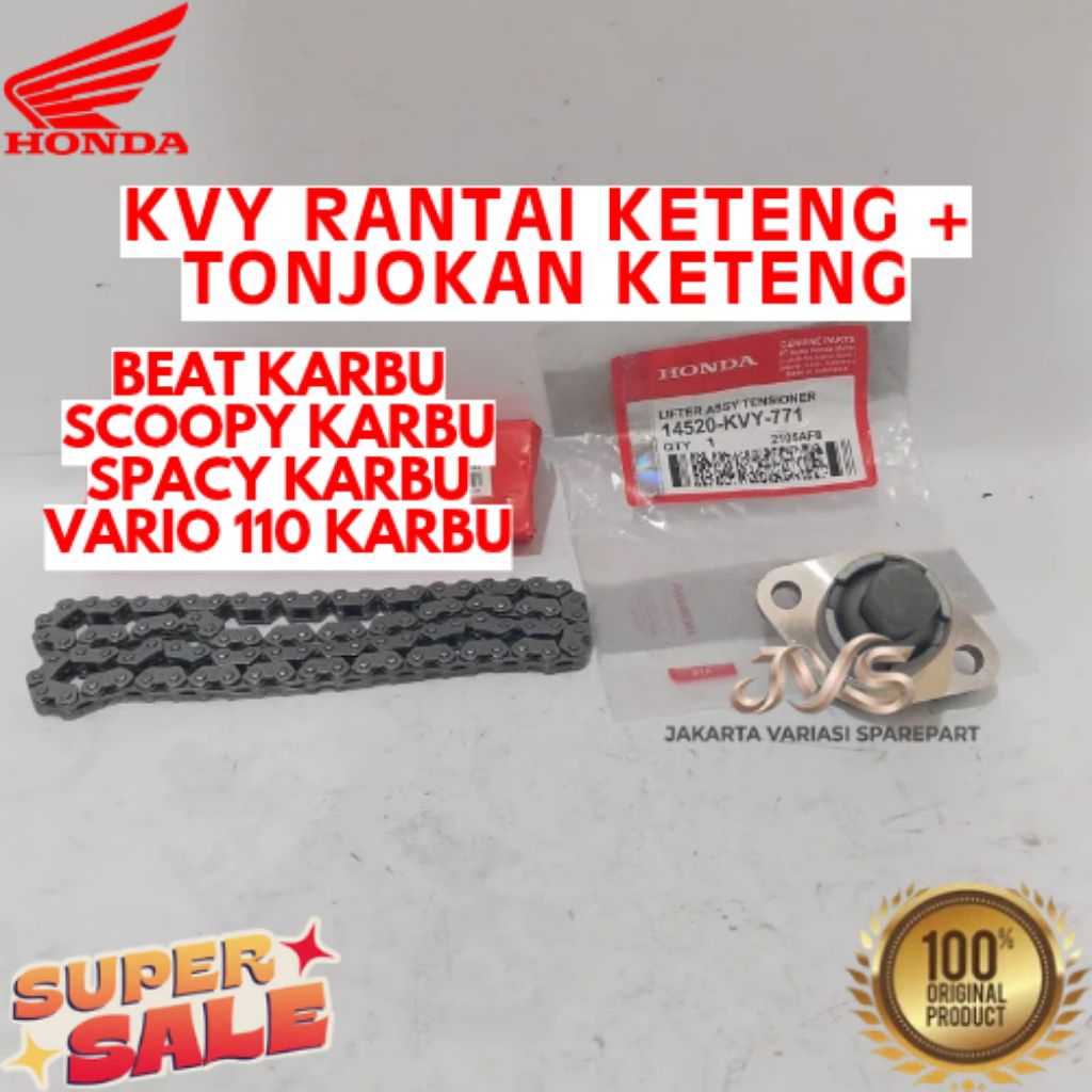 RANTAI KETENG + TONJOKAN KETENG KODE KVY, RANTAI KETENG + TONJOKAN KETENG BEAT KARBU, RANTAI KETENG 