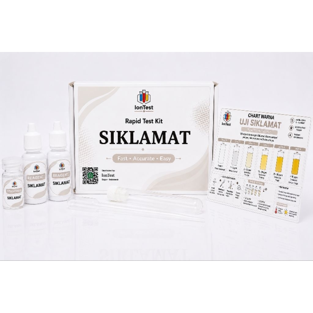 Test Kit Siklamat / Rapid Test kit uji Siklamat / Cyclamate