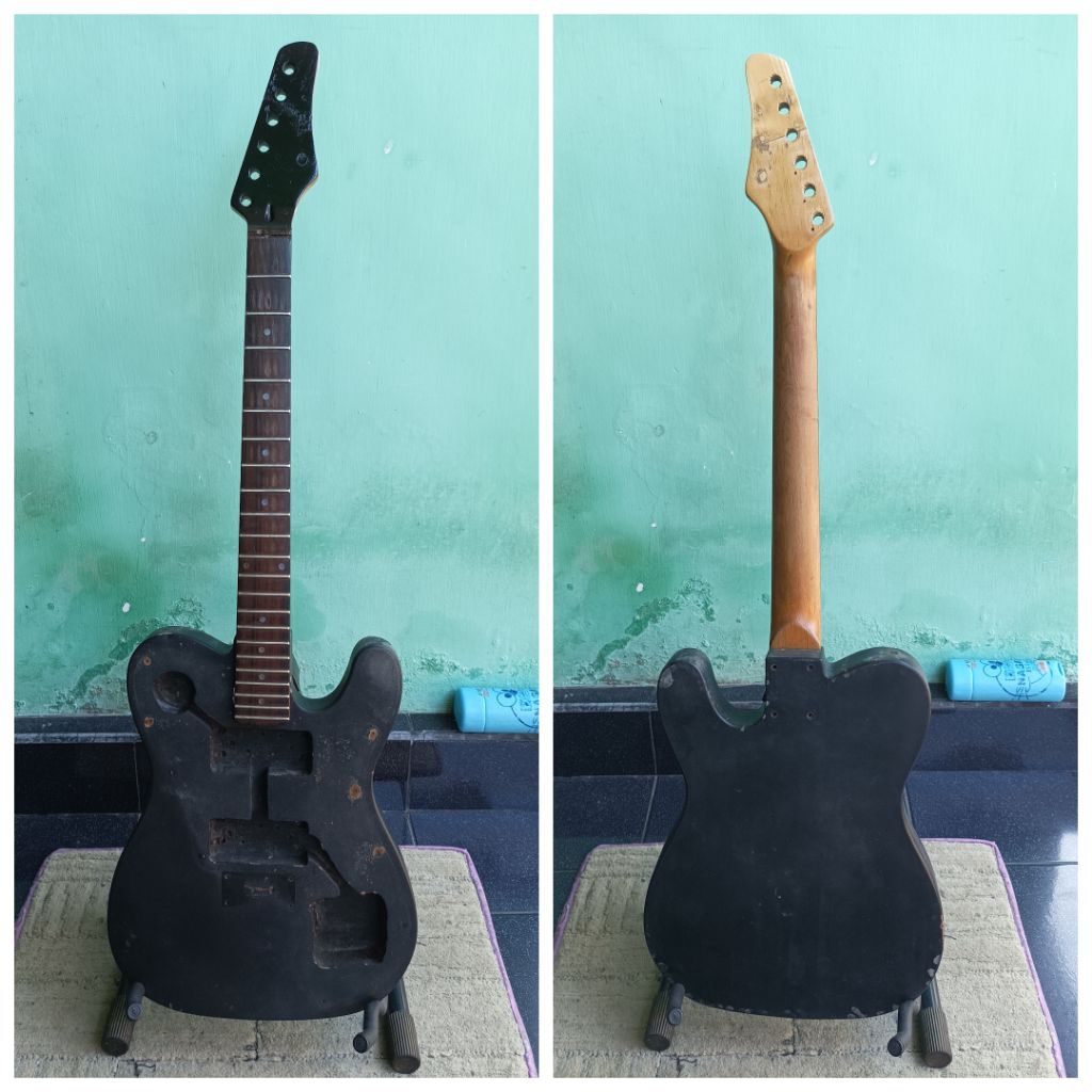body + neck gitar listrik model Telecaster Deluxe