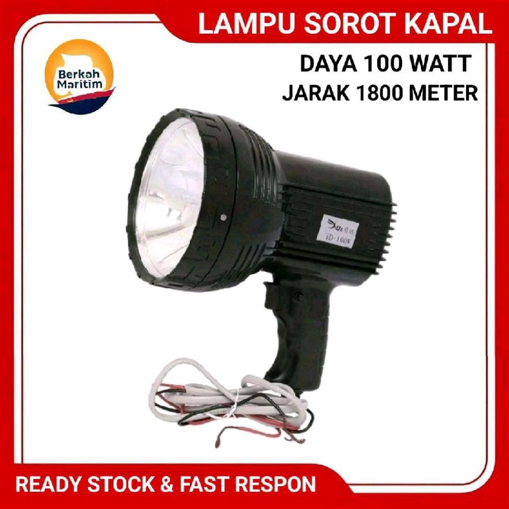 Barang Kapal Lampu Sorot Kapal Daya 100 watt  1800m