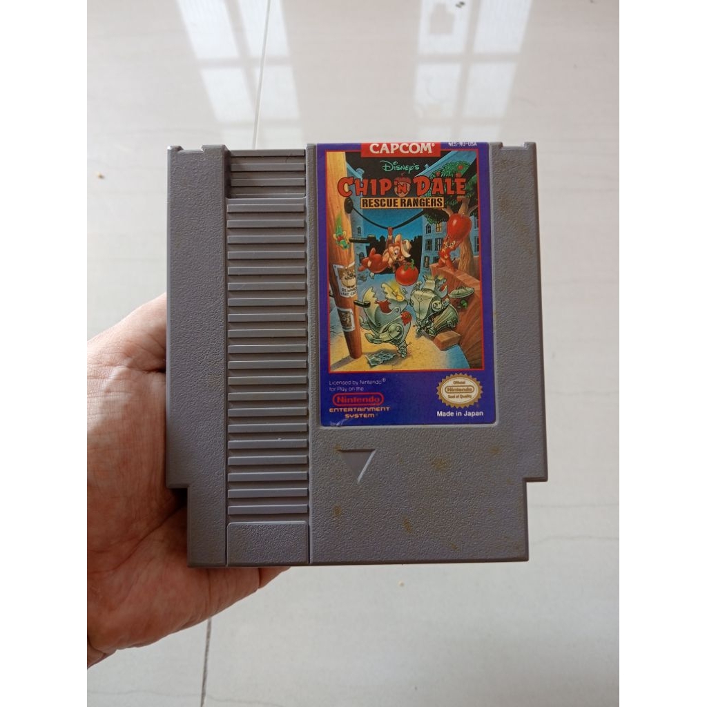 nintendo nes chip n dale original usa
