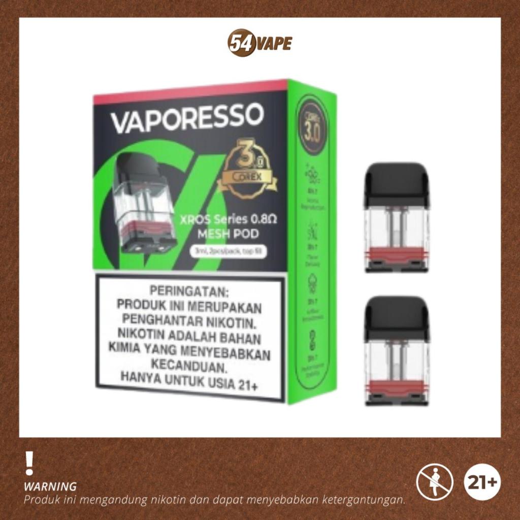 Cartridge Vaporesso Xros Corex 3.0 3ml - 0.4 OHM, PER PCS