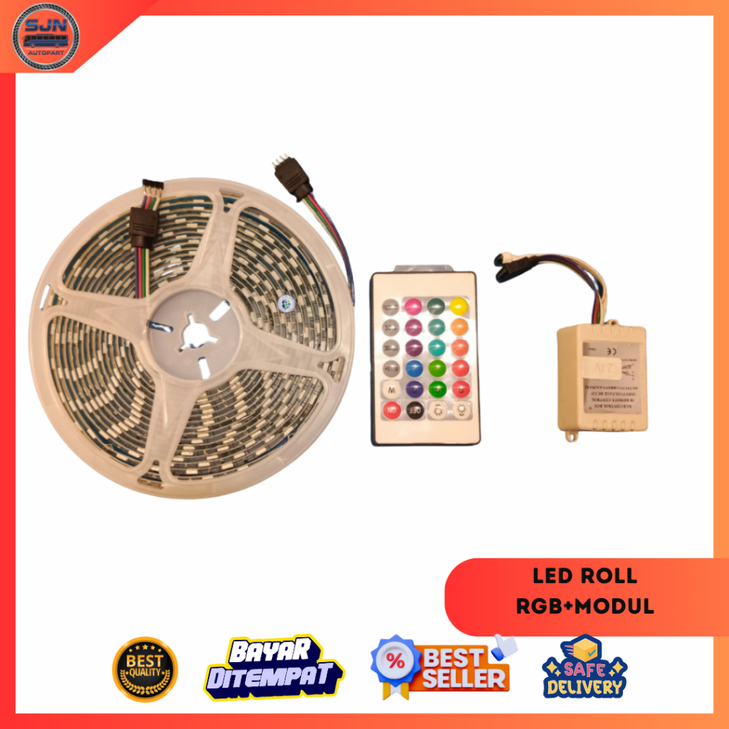 Led roll Led Strip RGB dengan modul