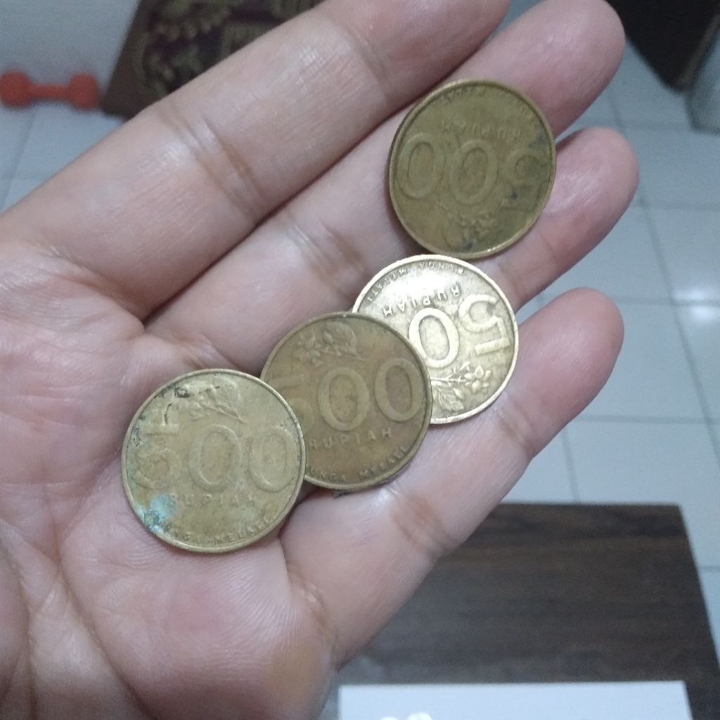 Koin Melati 500 Tahun 2001-2002 original harga satuan