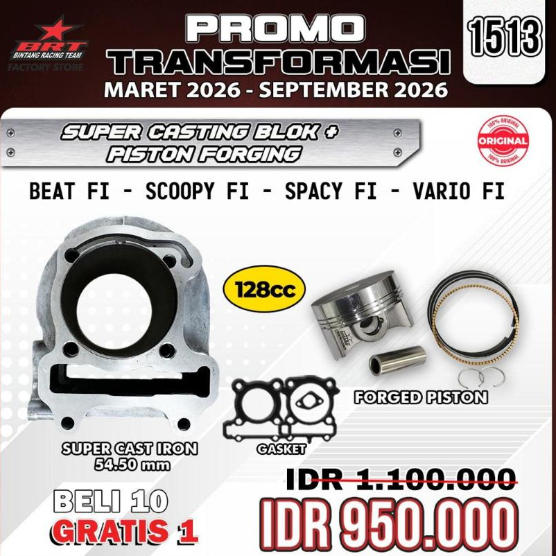 BRT BLOK BEAT FI STATER KASAR 54,50 MM