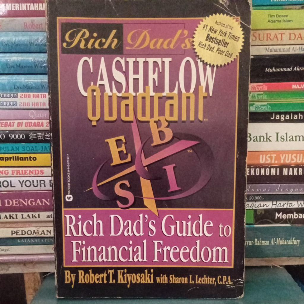 Buku Motivasi Import " Rich Dad 's CASHFLOW Quadrant " English Version