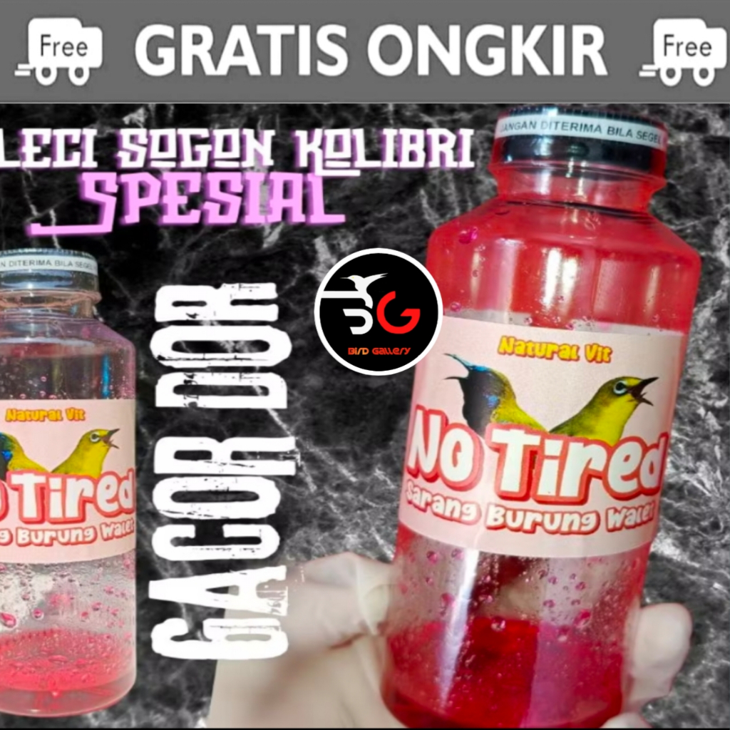 NO TIRED METABOLISME  PLECI  VITAMIN BURUNG PLECI DEXTRO