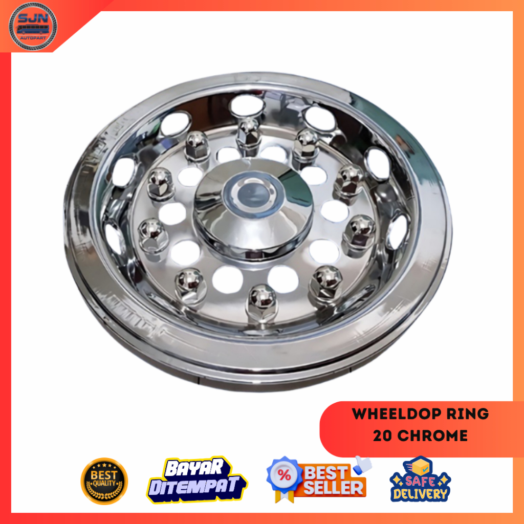 Wheeldop Ring 20 Chrome/Wheeldop Ring 20 Diamond