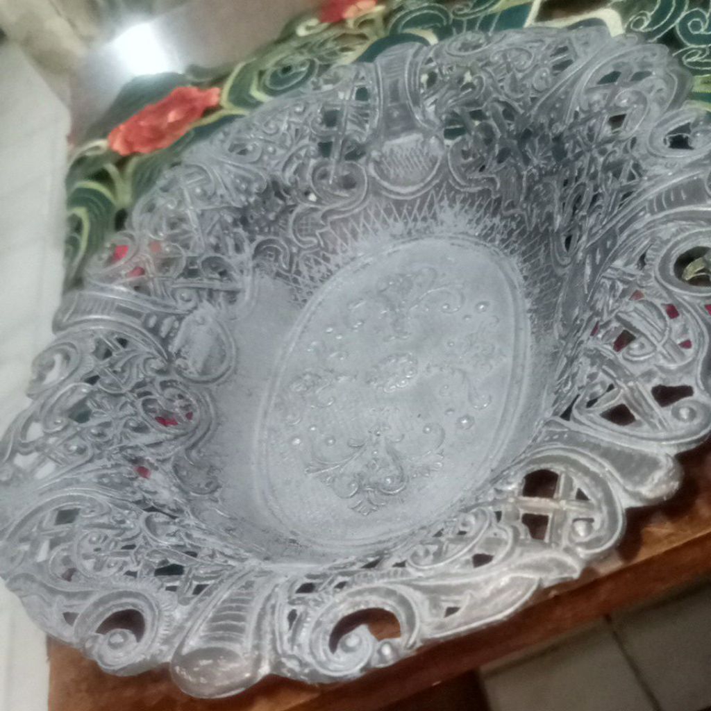 jambangan buah antik art noveau vintage antik buatan italy