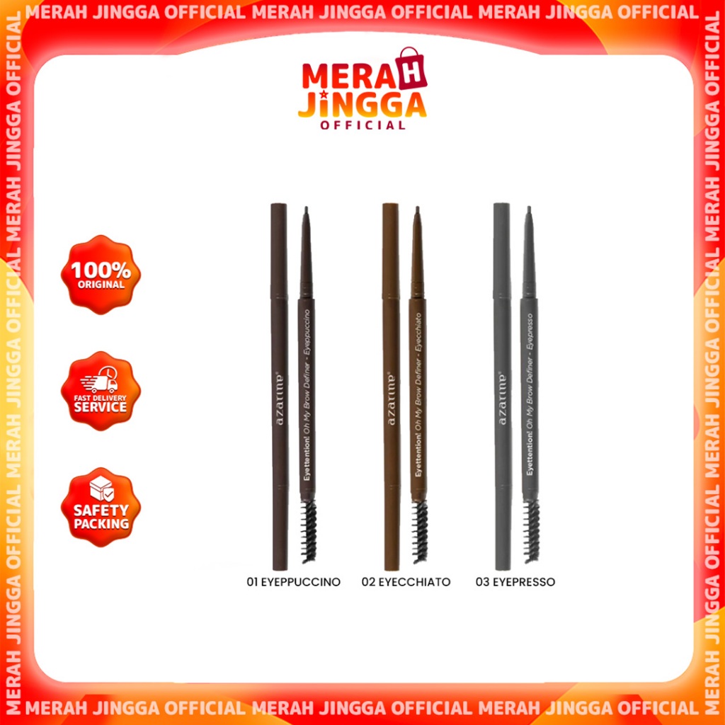 Azarine Oh My Brow Definer - Azarine x Red Velvet | Merah Jingga Official