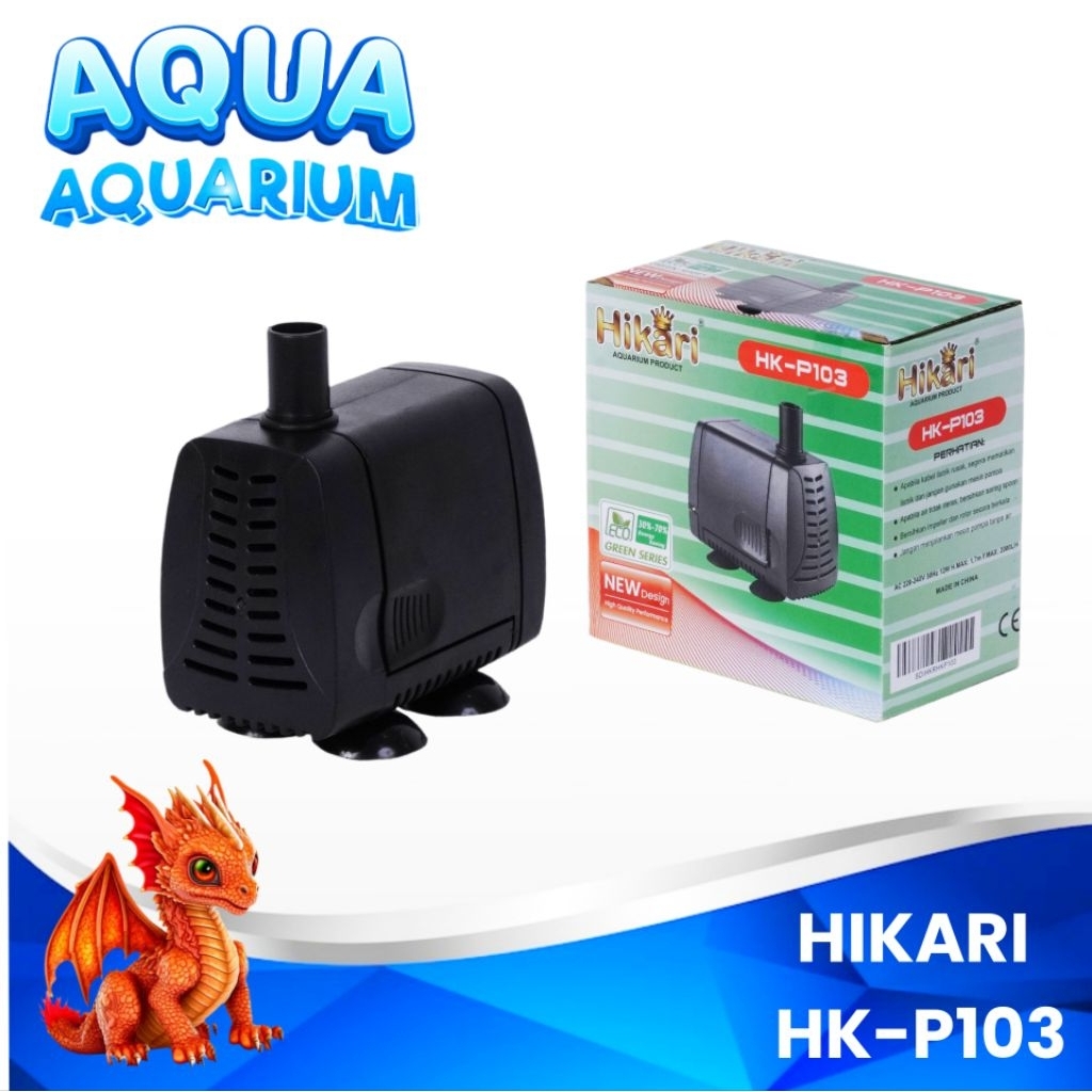 POMPA AQUARIUM/ KOLAM IKAN HIKARI HK -P103 WATER PUMP 103