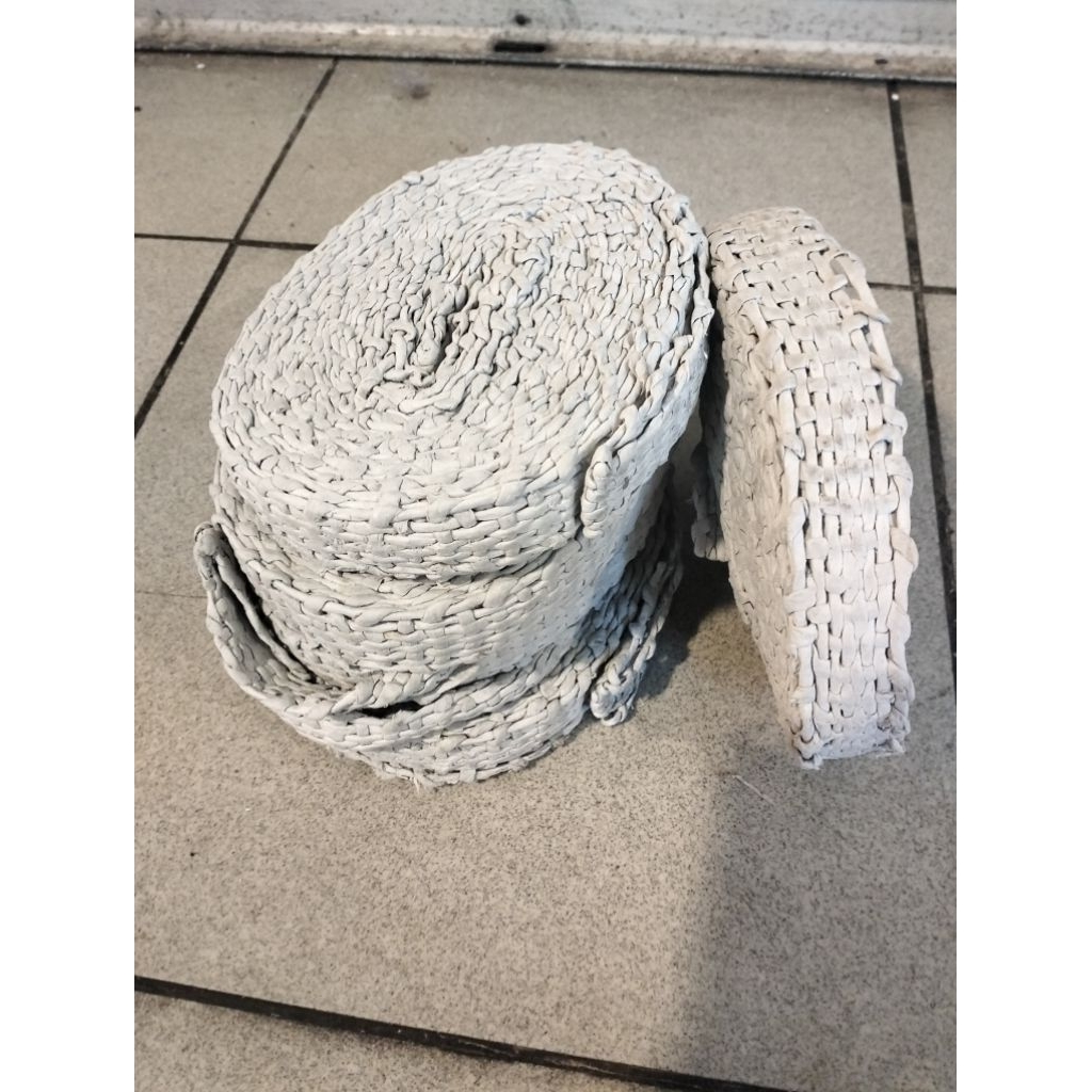 Asbestos pita 3" inch (75mm) Asbestos tape 3" inch /isolasi tahan panas