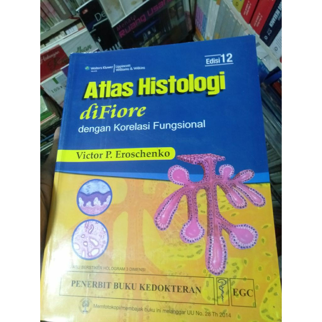 buku atlas histologi difiore edisi 12 original mulus