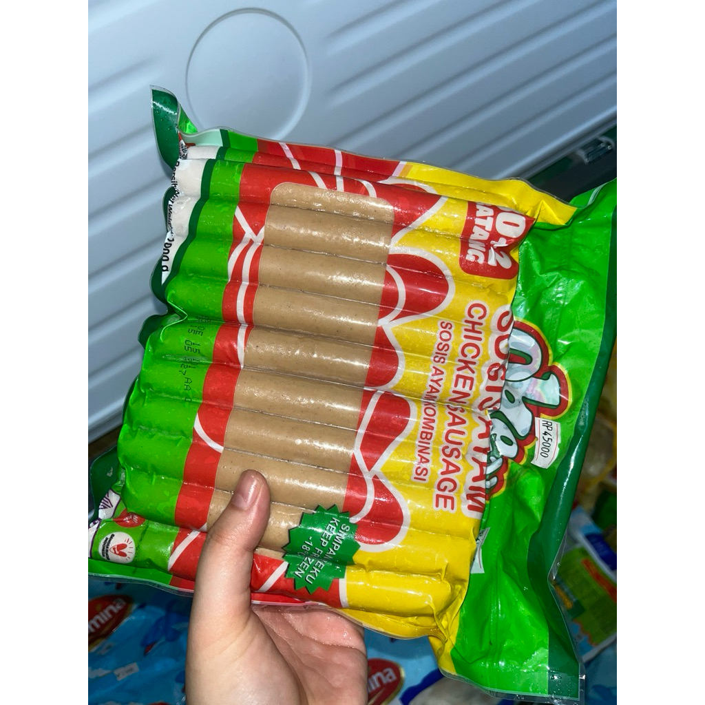 Sosis Ayam Okey 1kg 1000gr - Praktis, Higienis, dan Lezat
