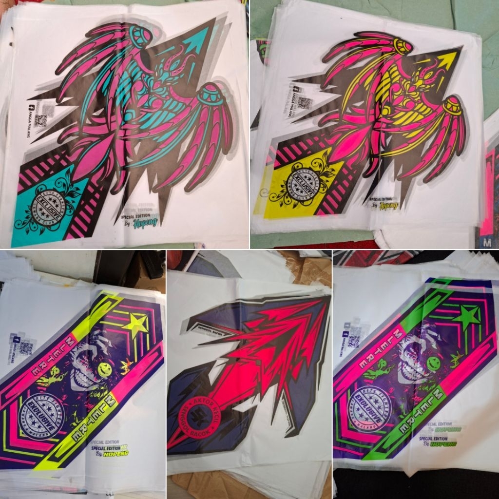 10 LEMBAR KERTAS Layangan sukhoi 3 warna MLETRE