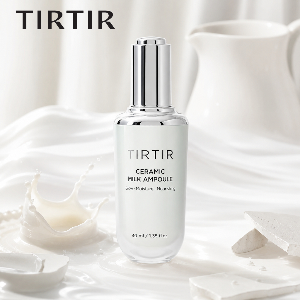 TIRTIR Ceramic Milk Ampoule 40ml Serum Wajah Melembapkan & Bikin Kulit Glowing Sehat / Ceramic Cream