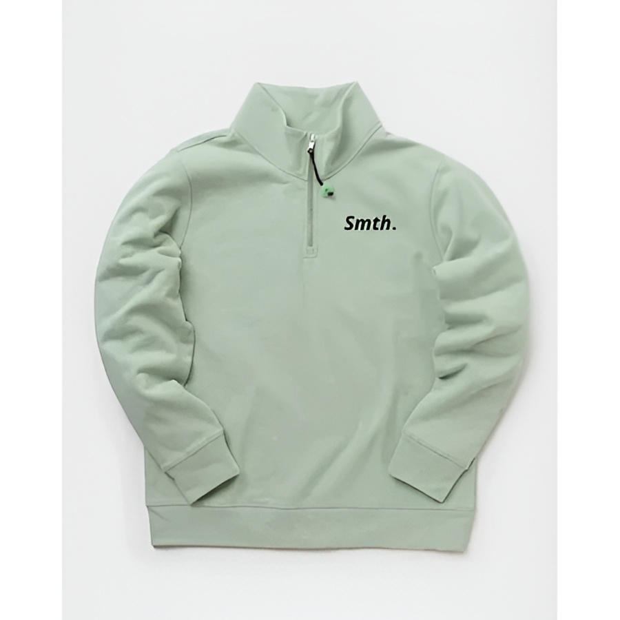 Sweater Half Zip Unisex Sweater Half Zip SMTH BigSize S M L XL 2XL 3XL 4XL 5XL