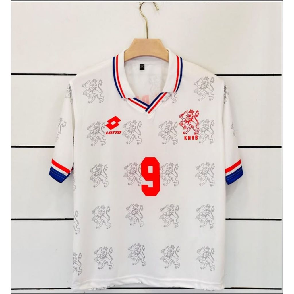 JERSEY Netherlands Holland Retro Away Jersey 1995 custom/ bisa rekues nama 7 no punggung