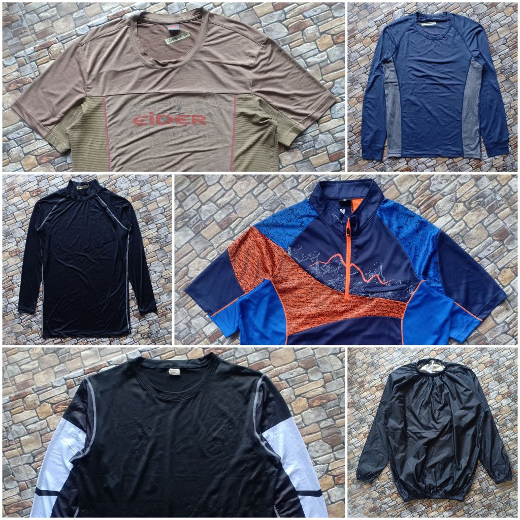 Baju Jersey hiking outdoor original preloved