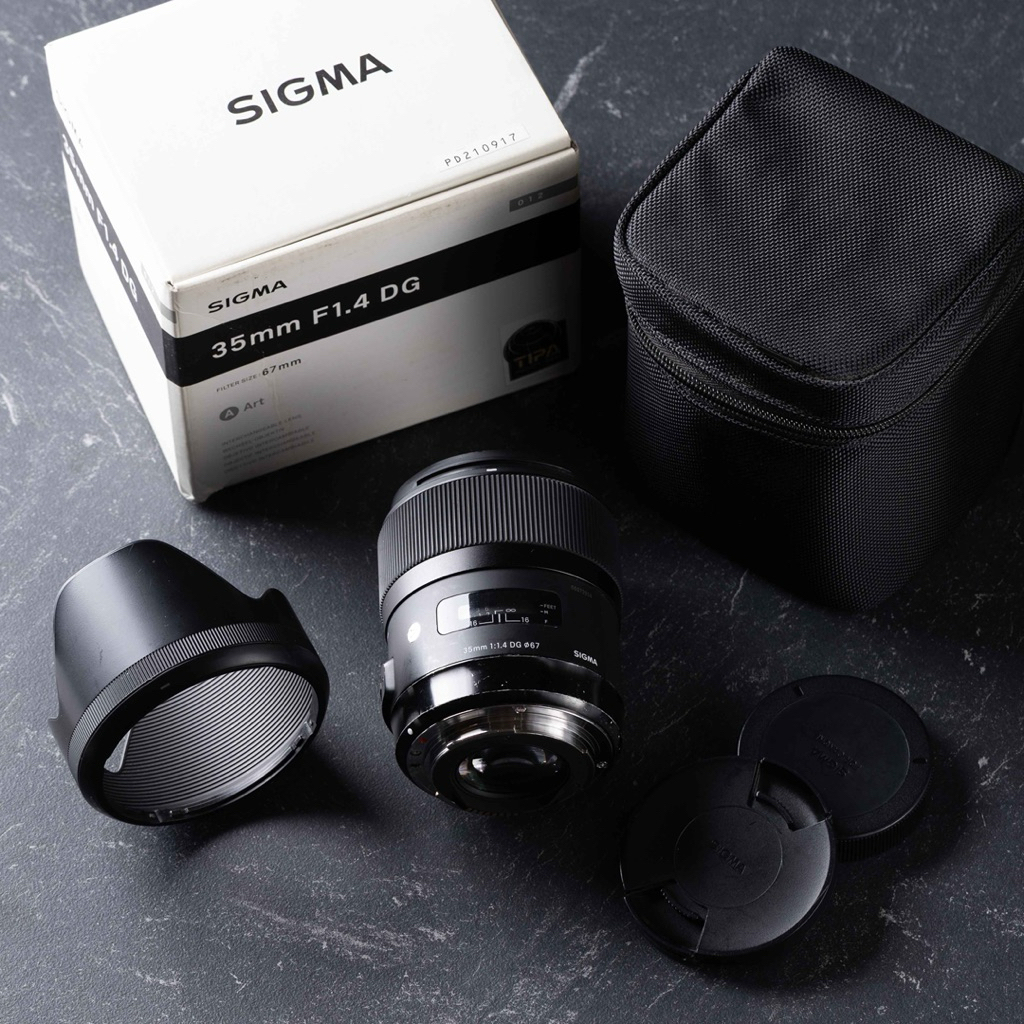 Sigma 35mm f1.4 ART DG for Canon / Lensa Sigma 35mm f1.4 ART DG ( Second / Bekas )