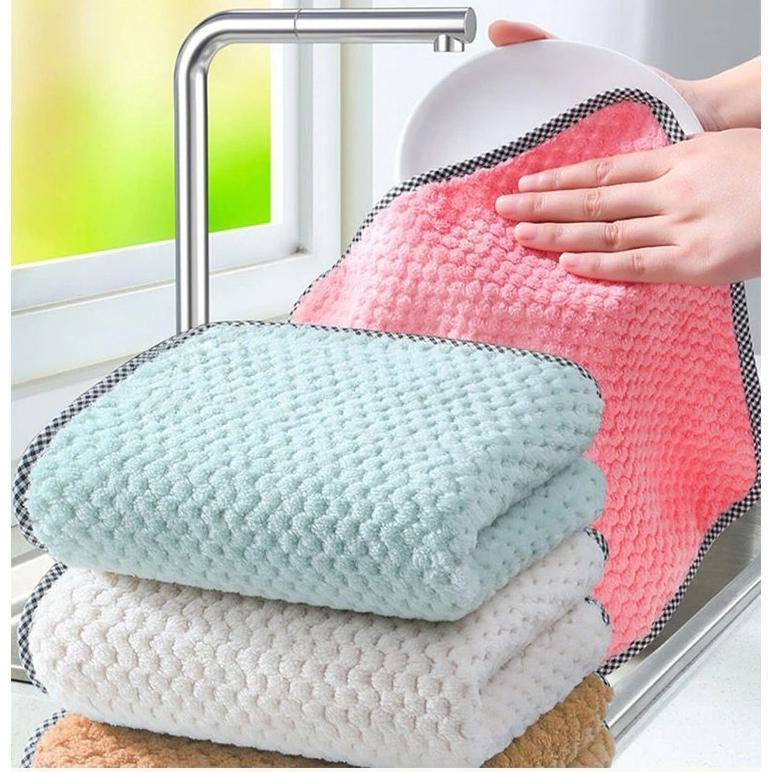 Lap / Handuk Dapur / Piring Kain Lap Anti Panas Serbaguna/ lap piring