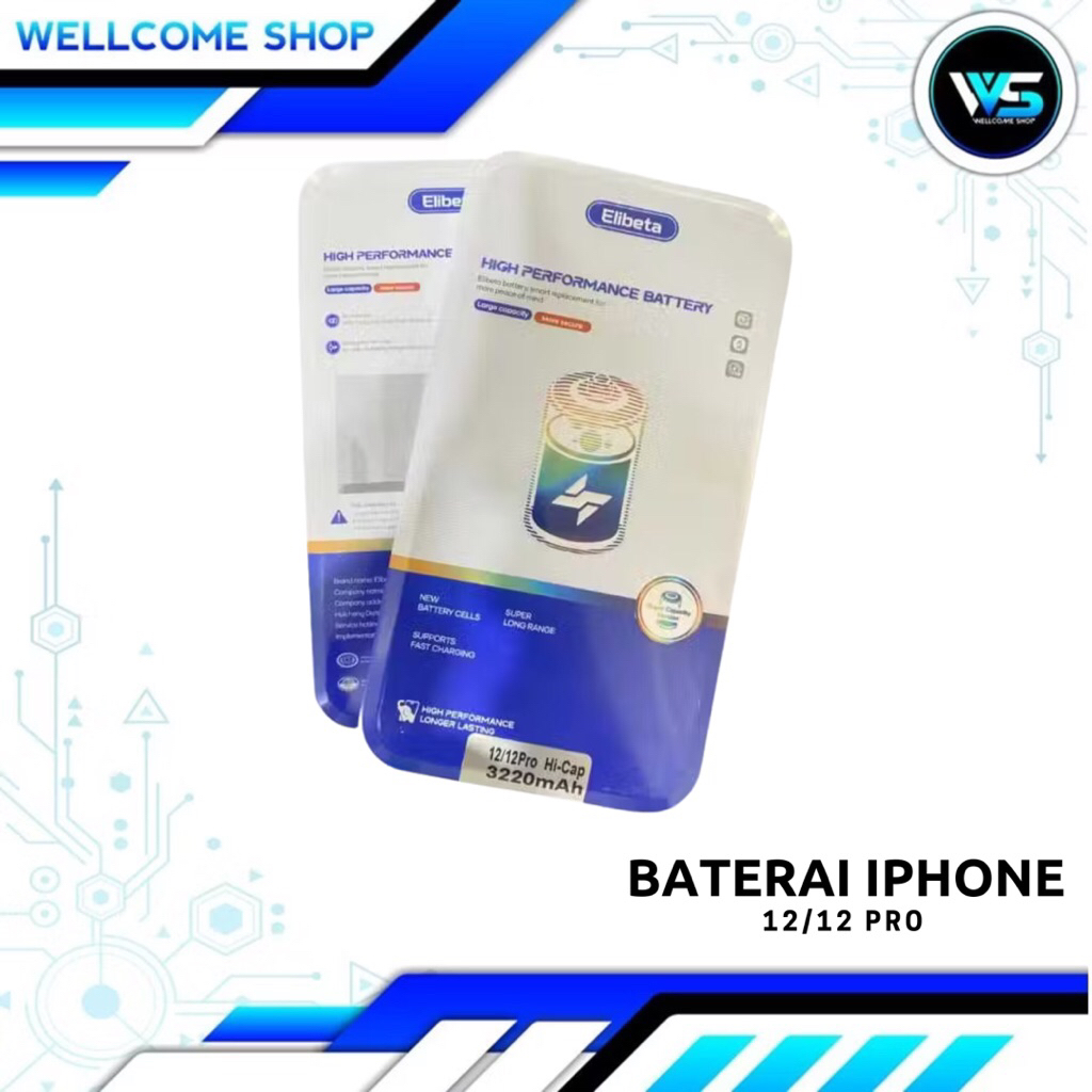 BATERAI BATTERY HIGH CAPACITY IPHONE 12 12 MINI 12 PRO 12 PRO MAX