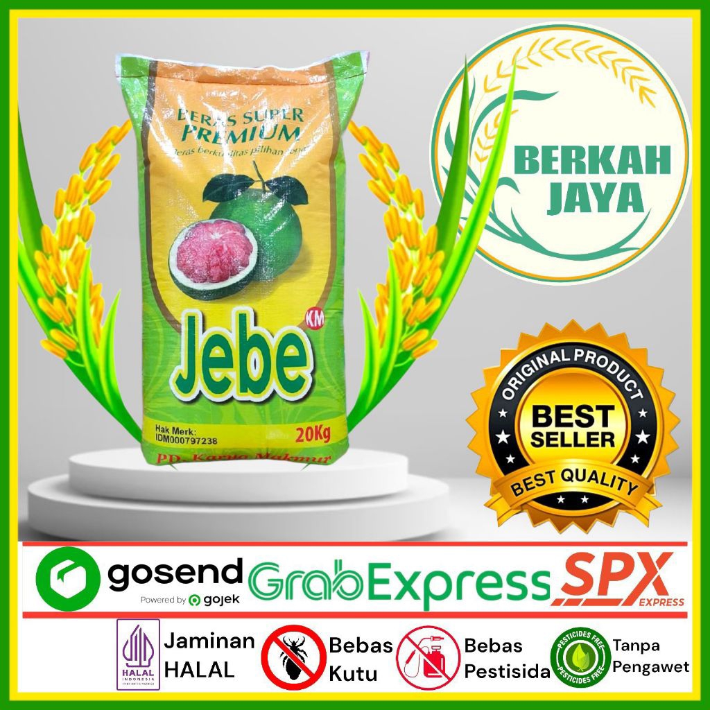 BERAS JEBE PREMIUM 20.KG (Beras Premium Original 100%)