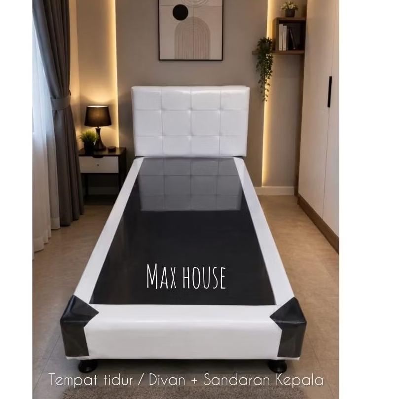 Divan Kayu 120x200 cm / Divan Kasur 120x200 / Tempat Tidur 120x200 cm  / Divan + Sandaran 120x200 cm