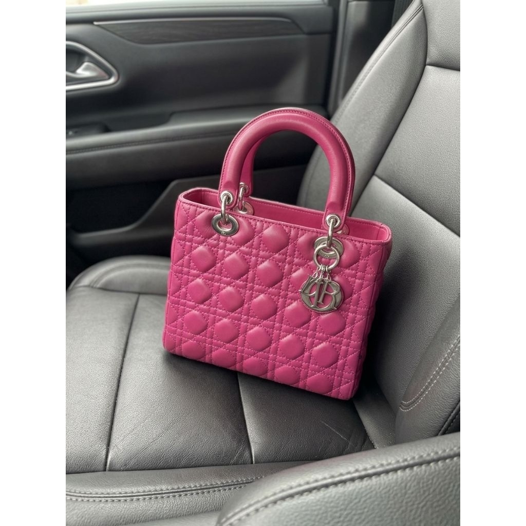 Medium Lady Dior Hand bag (Preloved)