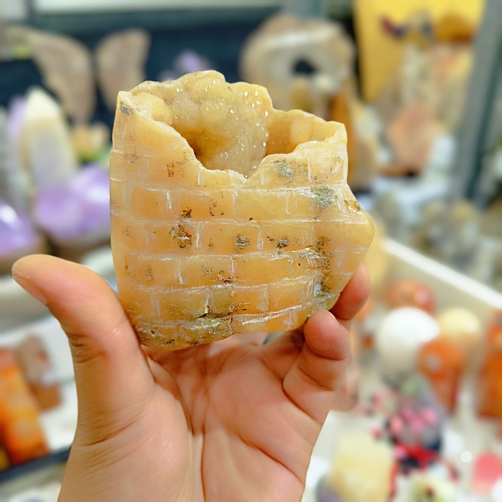 geode citrin druzy ful crystal