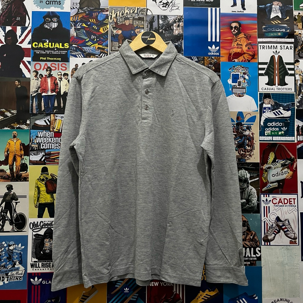 Long Sleeve / Polo Shirt / Rugby Shirt / Vintage / Second / OLZEN