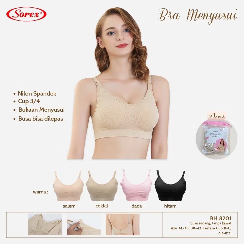 BRA SOREX 8201 / SOREX NURSING BRA /  BRA MENYUSUI SOREX