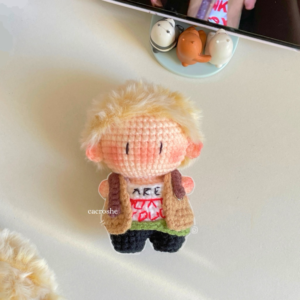 [CACROSHE] crochet martin cortis keychain | martin cortis