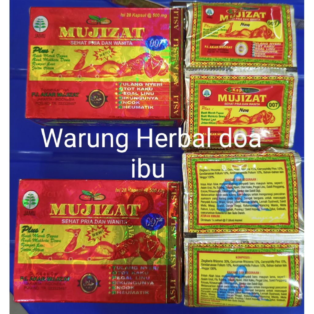 KAPSUL HERBAL ORIGINAL MUJIZAT 007