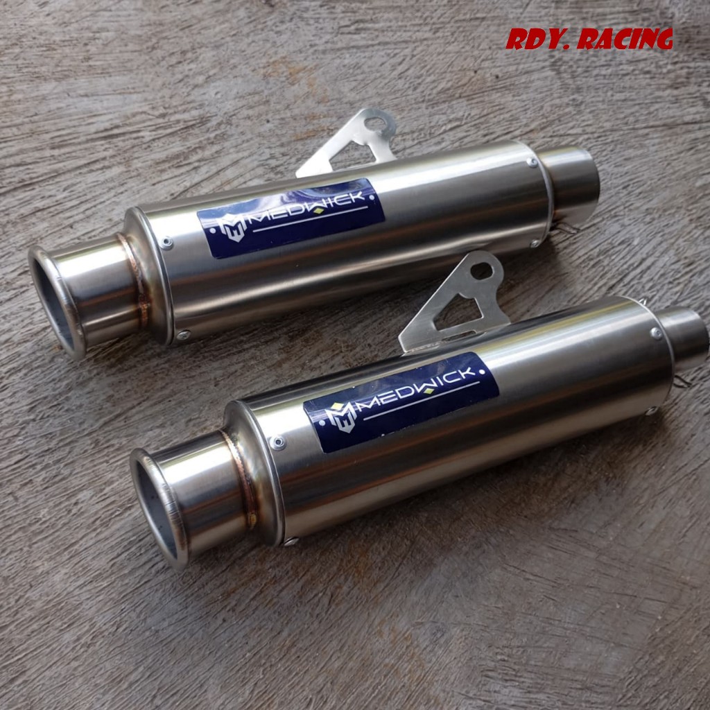 Medwick Silencer Knalpot Stainless Inlet 38-50mm