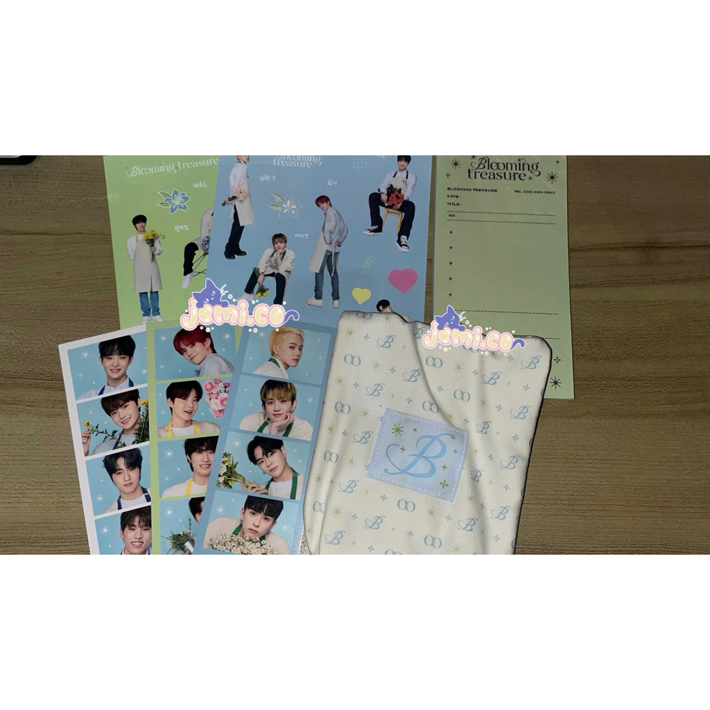[SHARING] OFFICIAL MD BLOOMING TREASURE PHOTOSTRIP POUCH NOTES STICKER