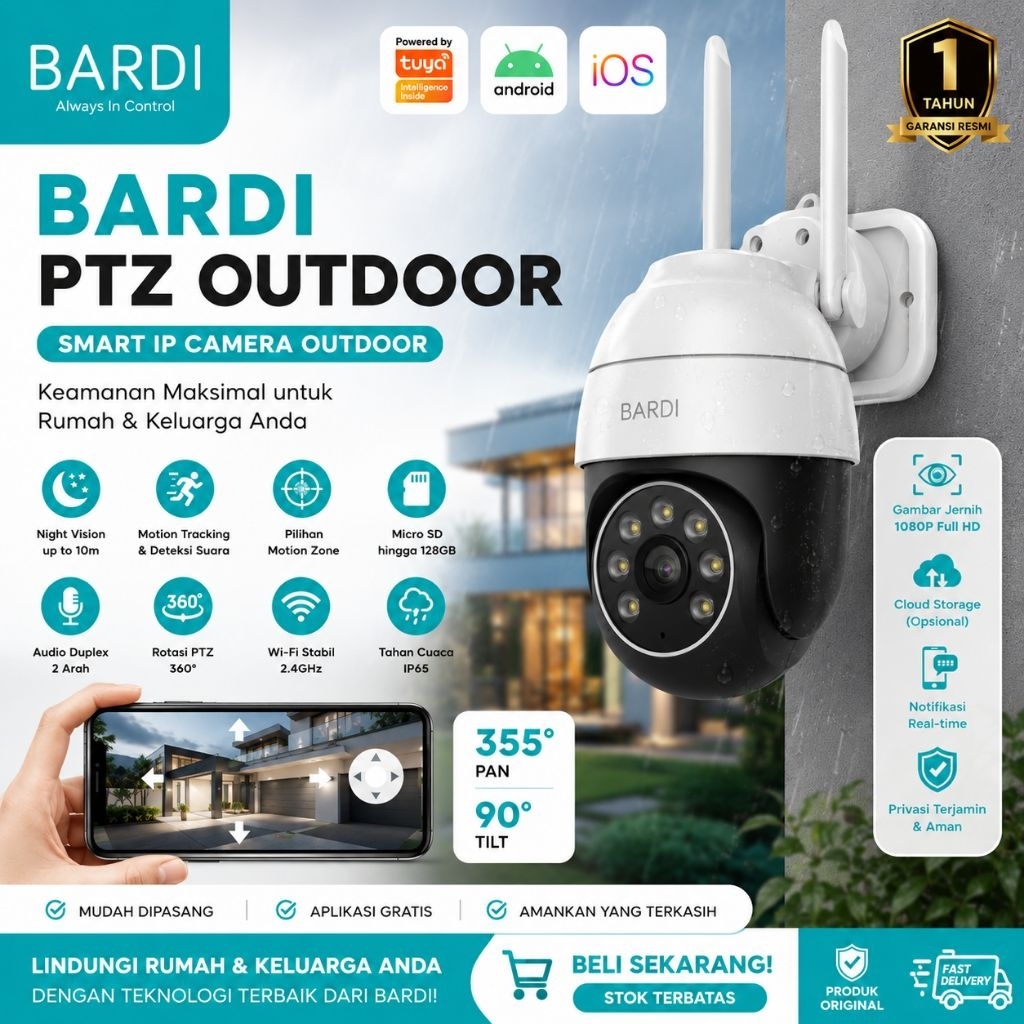 BARDI Outdoor PTZ BARDI IP Camera Outdoor PTZ Rotate