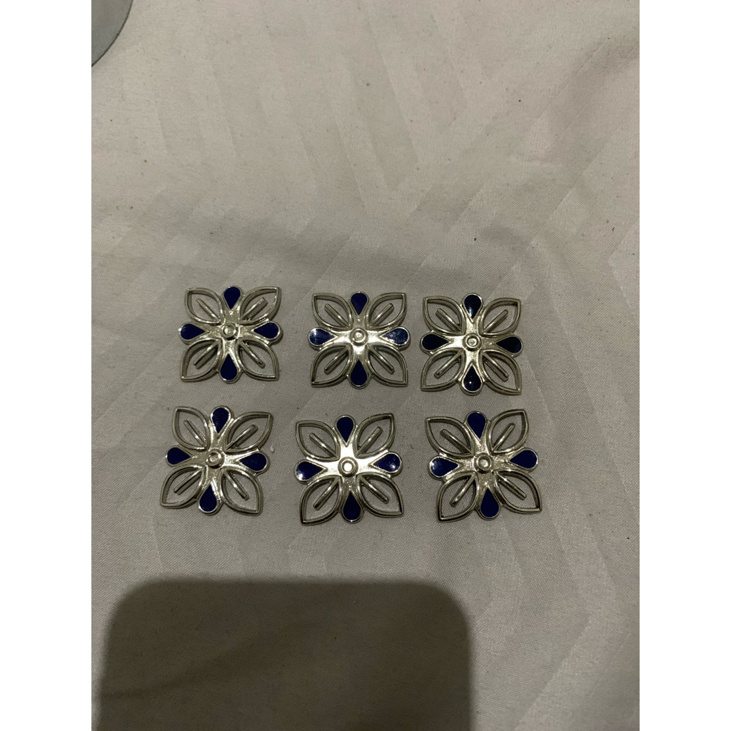 Pin/Logo azul reposado