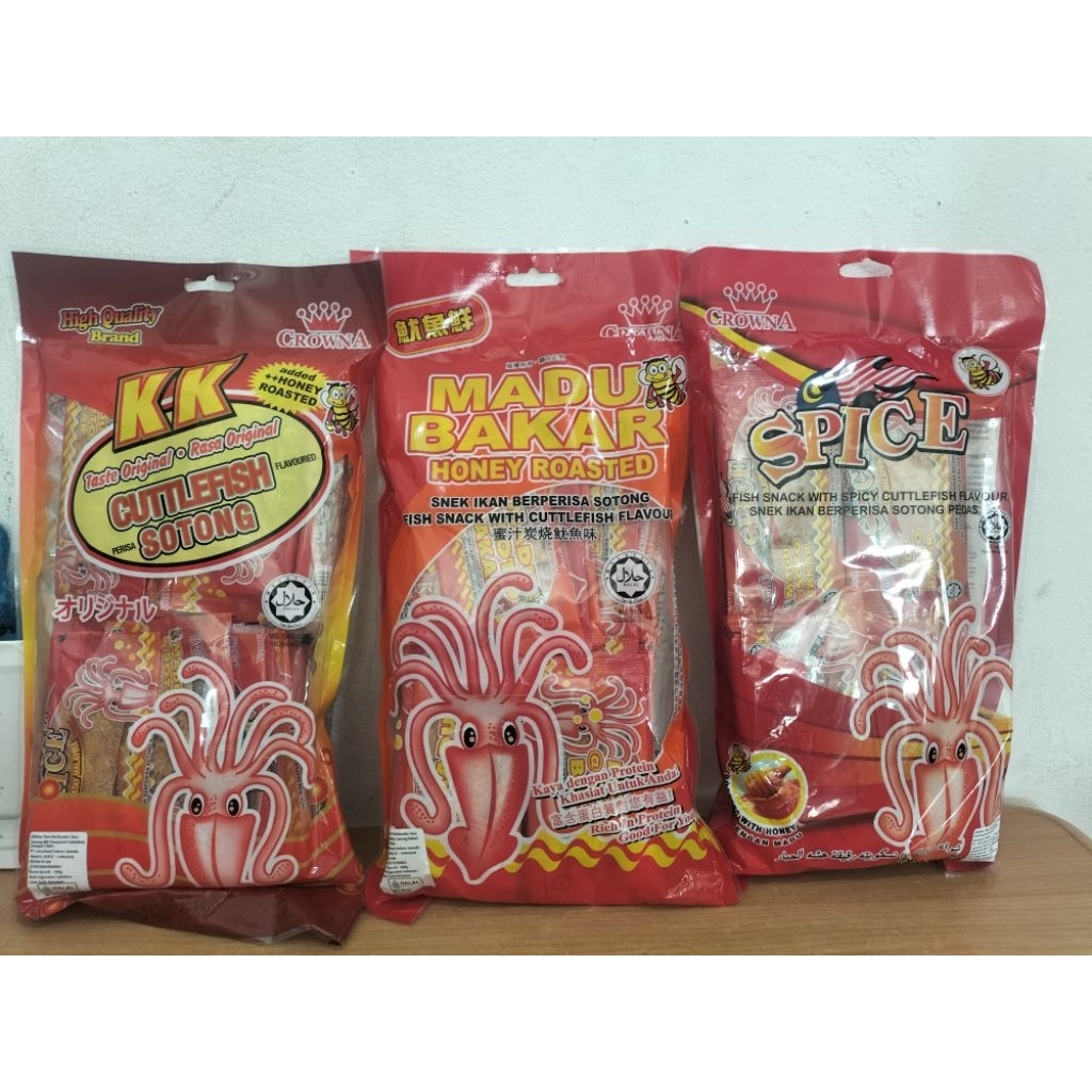 SNACK SOTONG PANGGANG ANEKA RASA - SNEK IKAN RASA SOTONG CUTTLEFISH