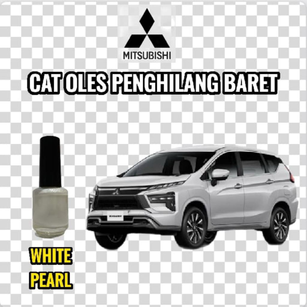 Cat Oles Penghilang Baret Mobil Mitsubishi Pajero Xpander Mirage Outlander Eclips White Pearl Putih 