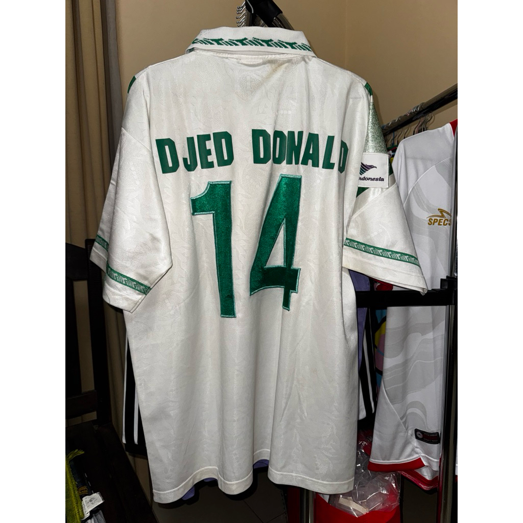 Matchworn PKT Bontang 2001 - DJED DONALD 14 (original)