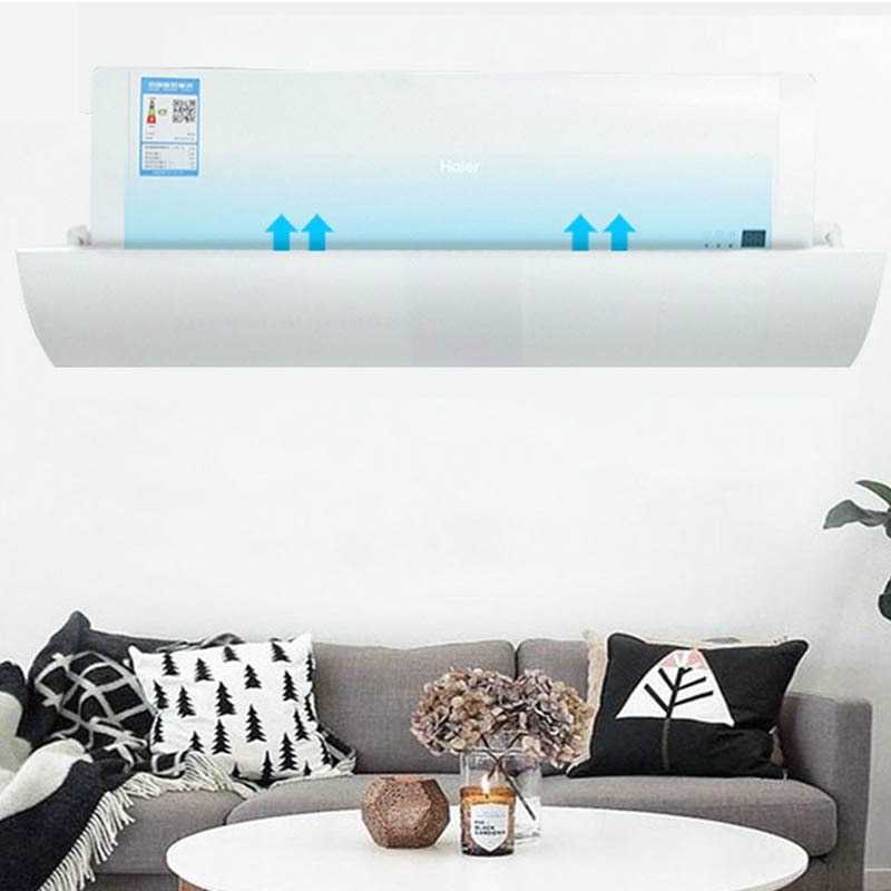 Penahan Angin AC Kamar Tidur Kantor Adjustable Windshield Deflector