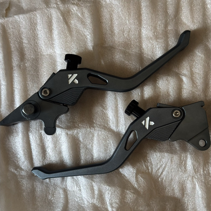 Handle grey rem kyta ktc kitaco full cnc new model abu-abu sepasang 2nd mio sporty mio soul beat kar